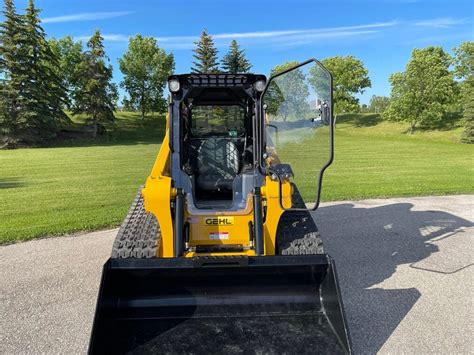 vinyl skid steer door|safety doors for skid steers.